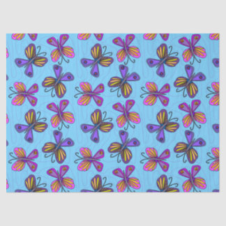 Playful Butterflies Seidenpapier