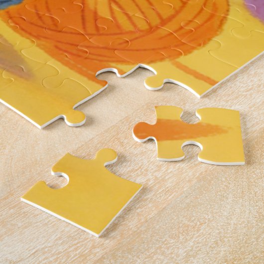 Playful Calico Cat Puzzle  (Seite)