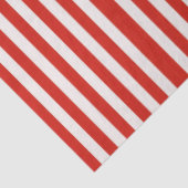 Playful Candy Cane Red Stripes Christmas  Seidenpapier (Ausschnitt)