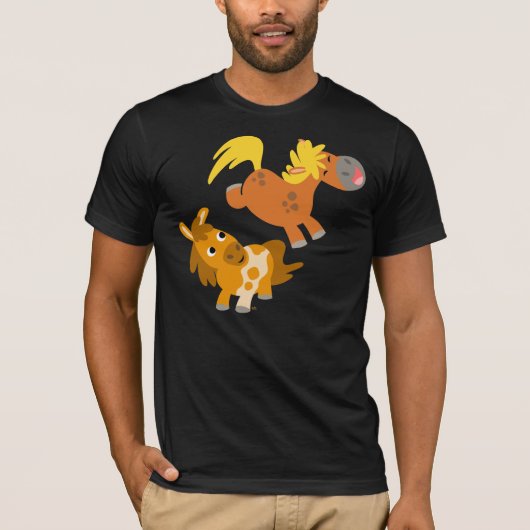 Playful Cartoon-Pony-T - Shirt (Vorderseite)