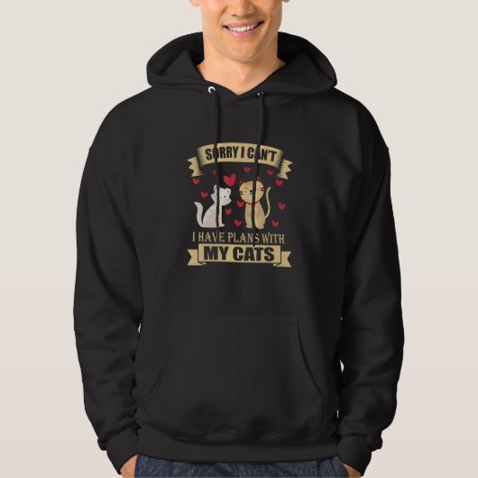 playful cat cat sayings 6 hoodie (Vorderseite)