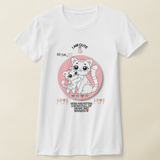 Playful Cat T-Shirt | Funny Kitty Tee for Everyday (Ablage )