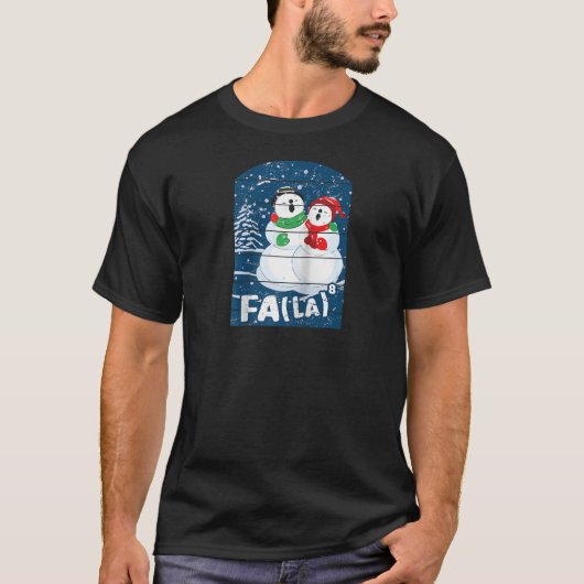 Playful Characters FA LA Merry and Bright Raglan B T-Shirt (Vorderseite)