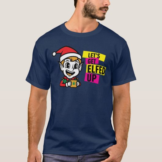 Playful Christmas Elf T-Shirt (Vorderseite)