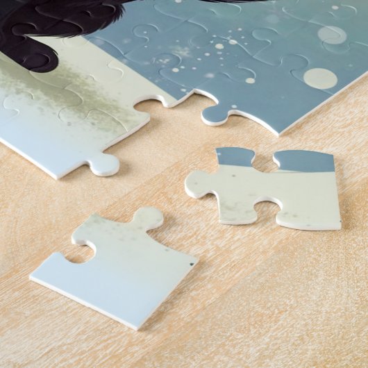 Playful Christmas Kitten Puzzle (Seite)