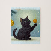 Playful Christmas Kitten Puzzle (Vertikal)