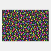 Playful Christmas Lights Geschenkpapier Set (Vorderseite 3)