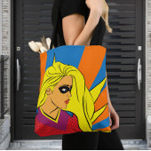 Playful Comic Print Tote Bag Tasche