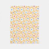 Playful Daisy Ditsy Print Baby Toddler Blanket Fleecedecke (Vorderseite)