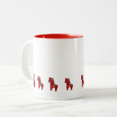 Playful Dala Horse Tasse (Vorderseite Links)