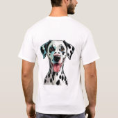 Playful Dalmatian Puppy T-Shirt (Rückseite)