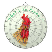 Playful Dart Board überraschte Rooster Farm Dartscheibe (vorne)