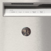 Playful Dave Small, 3,2 cm Round Magnet (In Situ (Geschirrspüler))
