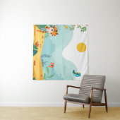 Playful & Descriptive, Playful Jungle Cub Digital Wandteppich (Beispiel)