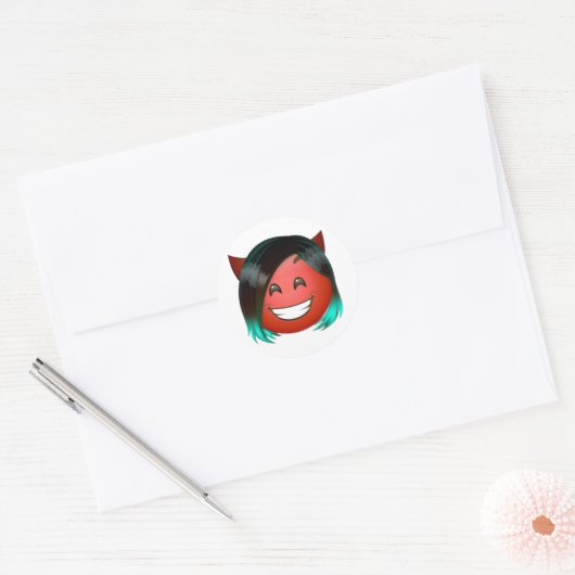 : Playful Devil Emoji Sticker (Umschlag)