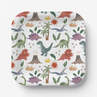 Playful Dino Delights Dinosaur Party Paper Teller