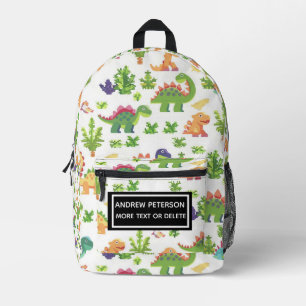 Playful Dinosaur Druckkids gedruckter Rucksack