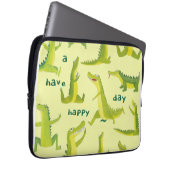 Playful Dinosaurier Electronics Bag Laptopschutzhülle (Vorne Rechts)