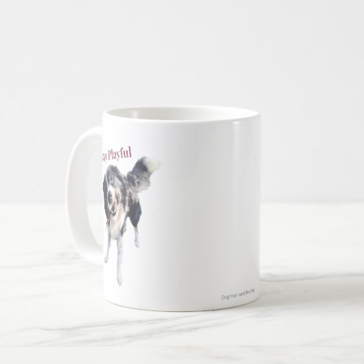 Playful Dog Mug Kaffeetasse (Vorderseite Links)