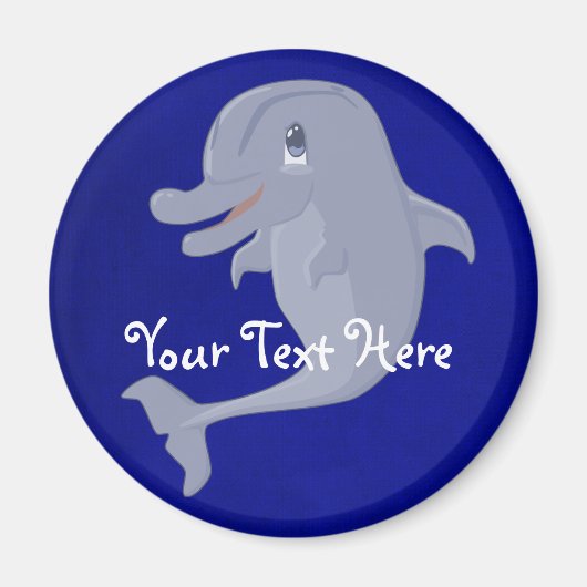 Playful Dolphin Magnet (Vorne)