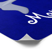 Playful Dolphin Poster (Ecke)