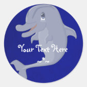 Playful Dolphin Stickers (Vorderseite)