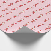 Playful Elf-WeihnachtsParty Geschenkpapier (Ecke)