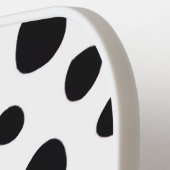 Playful Energy Dalmatian Inspired Dotted Spots Pickleball Schläger (Linke Seite)