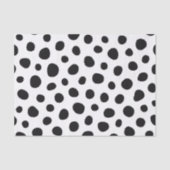 Playful Energy Dalmatian Inspired Dotted Spots Seidenpapier (Vorderseite)