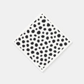 Playful Energy Dalmatian Inspired Dotted Spots Serviette (Ecke)