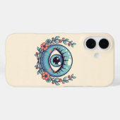 Playful Evil Eye with Cartoon Animals Case-Mate iPhone Hülle (Rückseite (Horizontal))