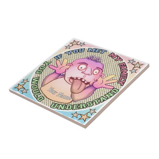 Playful family face fliese (Seite)