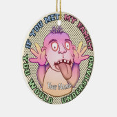 Playful family face keramik ornament (Rechts)