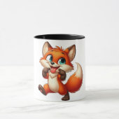 Playful Fennec Fox 14. Oktober Tasse (Zentrum)