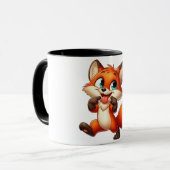Playful Fennec Fox 14. Oktober Tasse (Vorderseite Links)