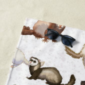 Playful Ferret Business Strandtuch (Beispiel)