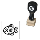 Playful Fish Rubber Stamp Gummistempel (Stempel)
