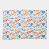 Playful Floral Pattern Küchentuch (Horizontal)
