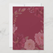 Playful Fox Herbstfloral Save The Date (Rückseite)