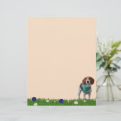 Playful Foxhound Stationery (Stehend Vorderseite)