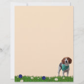 Playful Foxhound Stationery (Vorderseite)