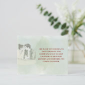 Playful & Funny Love Quote Postcard | Laughing Cou Postkarte (Stehend Vorderseite)