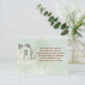 Playful & Funny Love Quote Postcard | Laughing Cou Postkarte (Stehend Vorderseite)