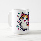 Playful Furry Cat Kaffeetasse (Vorderseite Links)