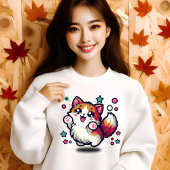 Playful Furry Cat T-Shirt