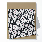 Playful Ghost Pattern Halloween Stoff