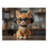 Playful Ginger Cat Poster (Vorderseite)