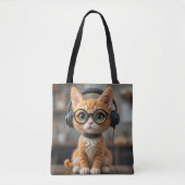 Playful Ginger Cat Tasche (Vorderseite)