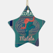 Playful Giraffe Art: Ein afrikanisches Vergnügen Keramikornament (Rechts)