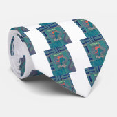 Playful Giraffe Art: Ein afrikanisches Vergnügen Krawatte (Gerollt)